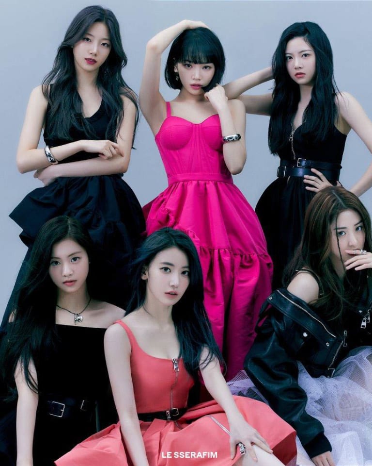 LE SSERAFIMのグループヴィジュアル