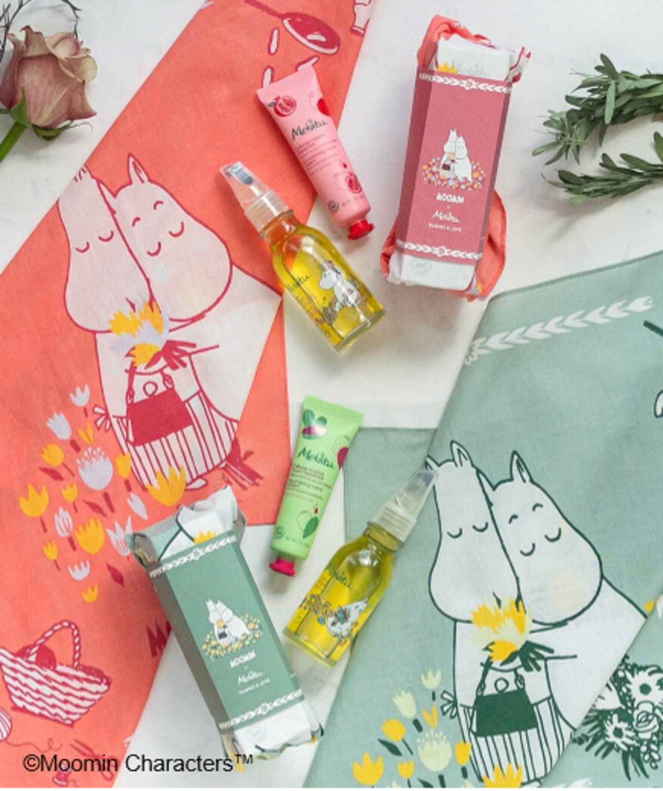 ムーミンコラボのアルガンオイルギフトセット