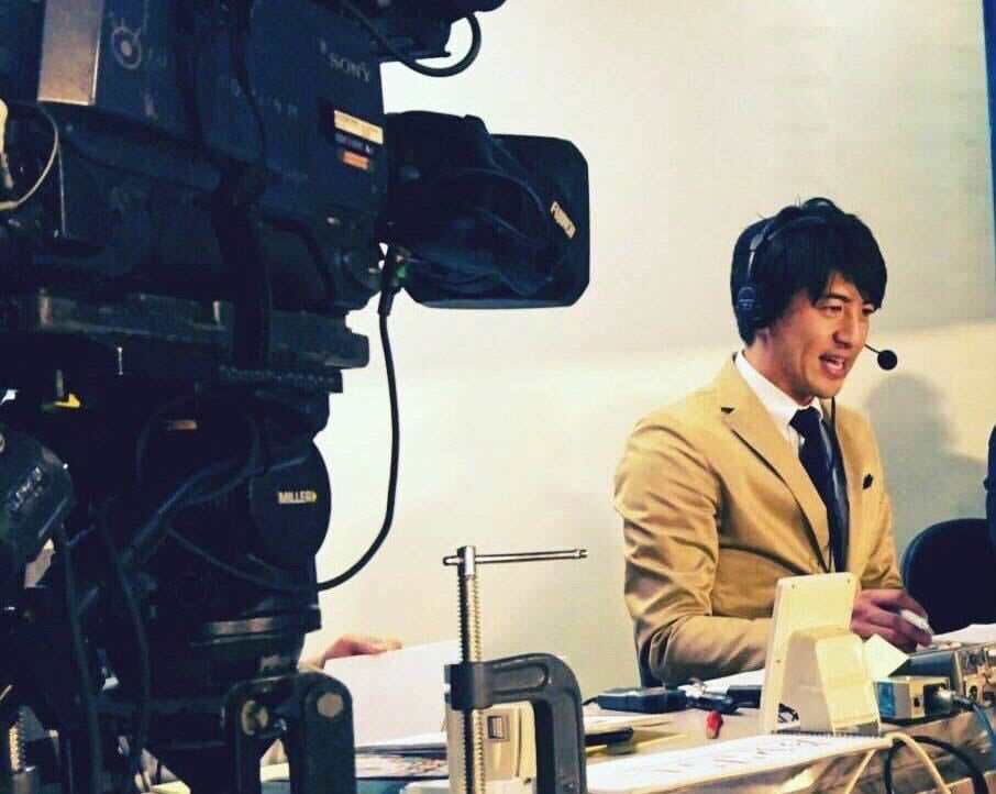アナウンサー時代の田中 大貴さん