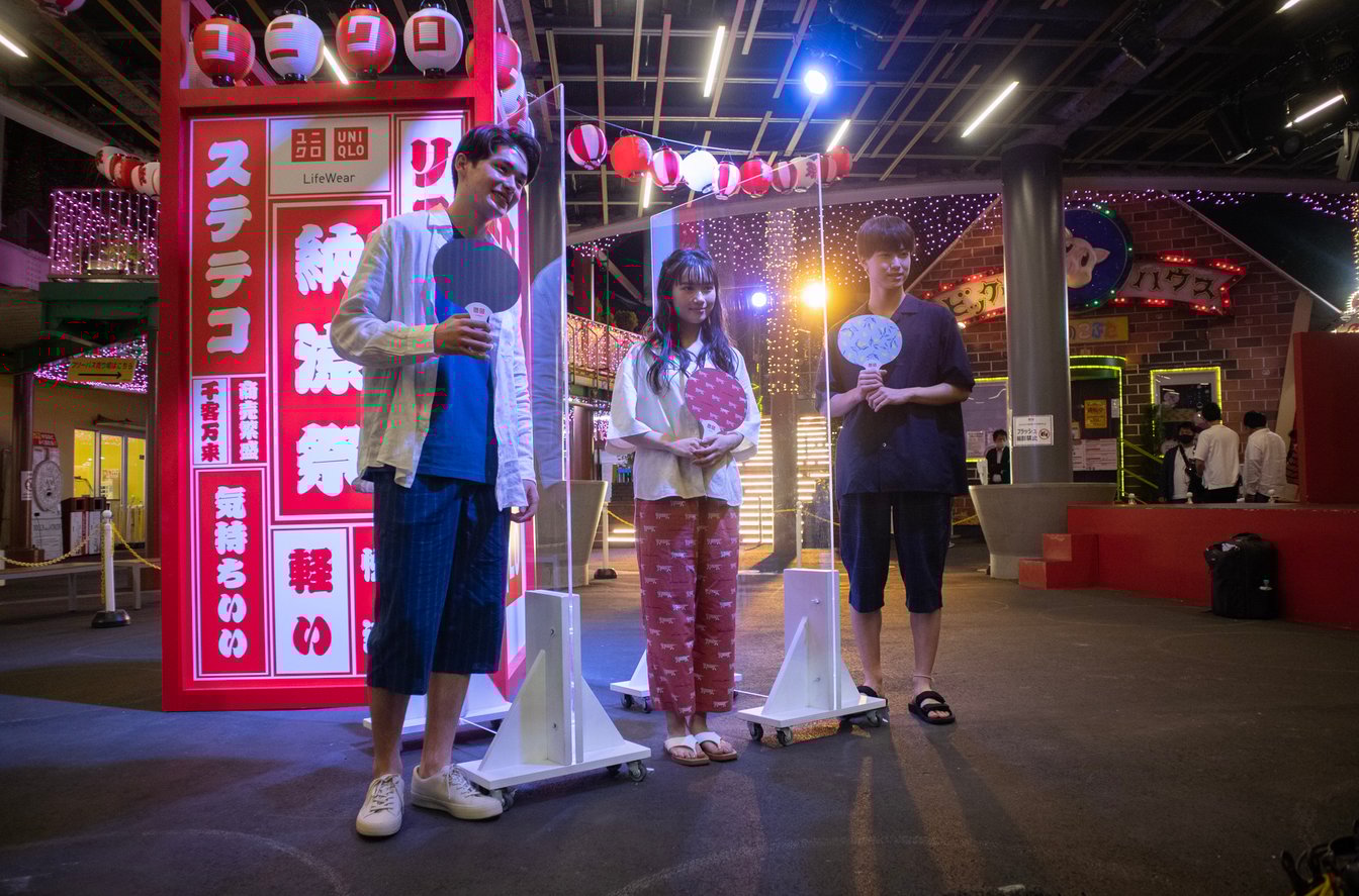 ユニクロが新井舞良らを起用し開催した納涼祭