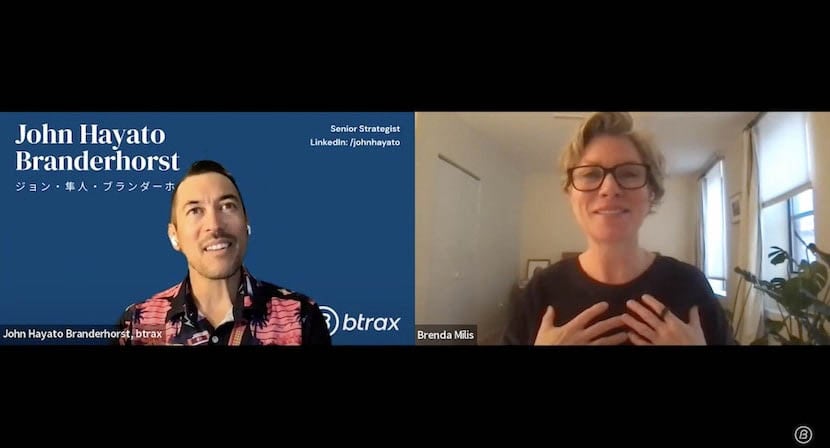 Brenda Milisへのインタビューの様子