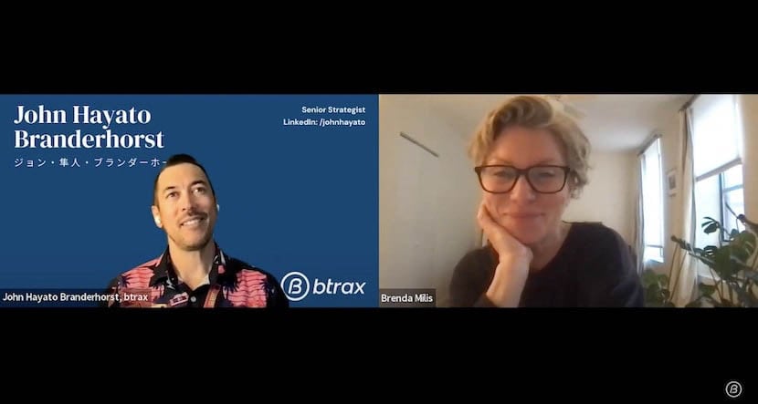 Brenda Milisへのインタビューの様子