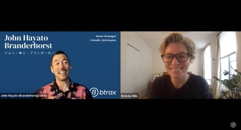 Brenda Milisへのインタビューの様子