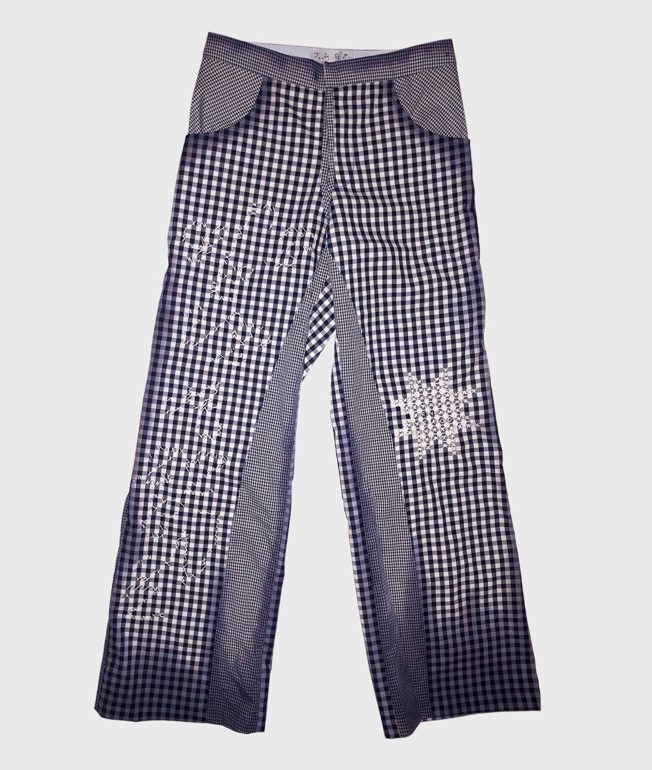 ギンガムチェックのパンツ