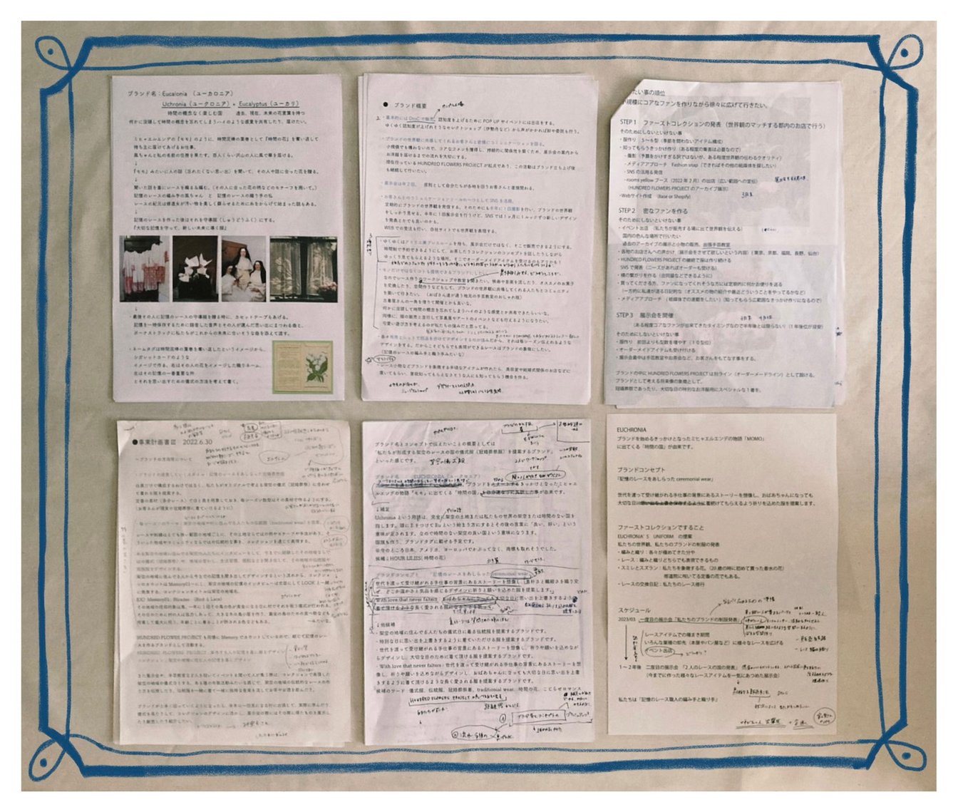 メモが書かれた紙