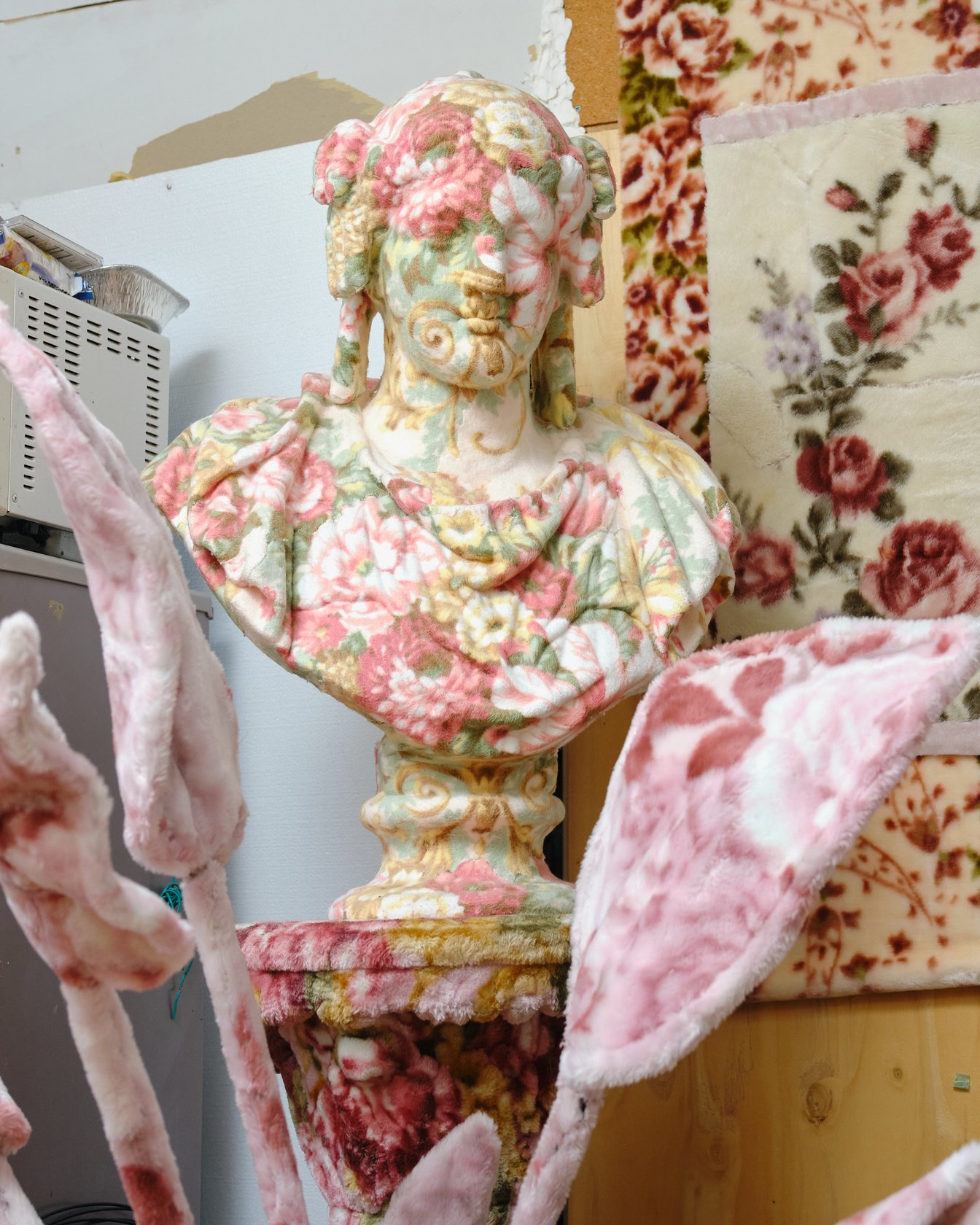 花柄の像