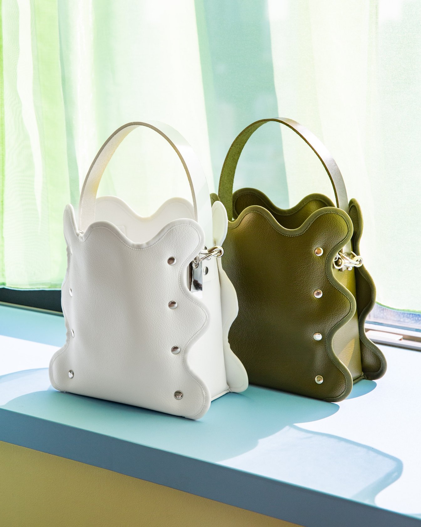 POPPY ✿ハーフムーンバッグ✿トワルドジュイ　あさぎーにょ Half-moon gathered bag (Toile de Jouy)