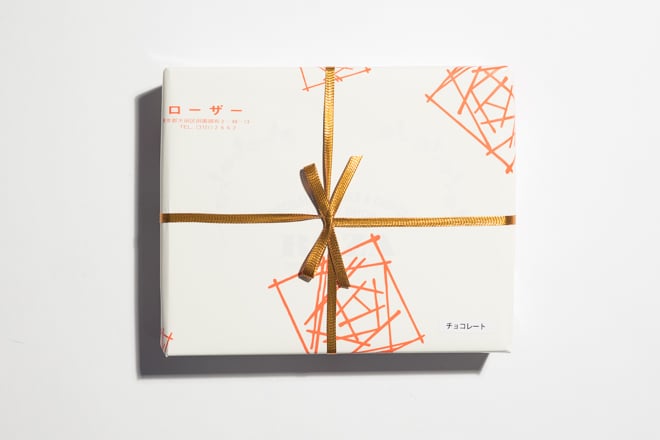 ラッピングされたお菓子のパッケージ