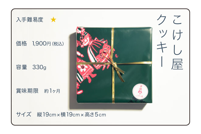 ラッピングされたクッキーの箱