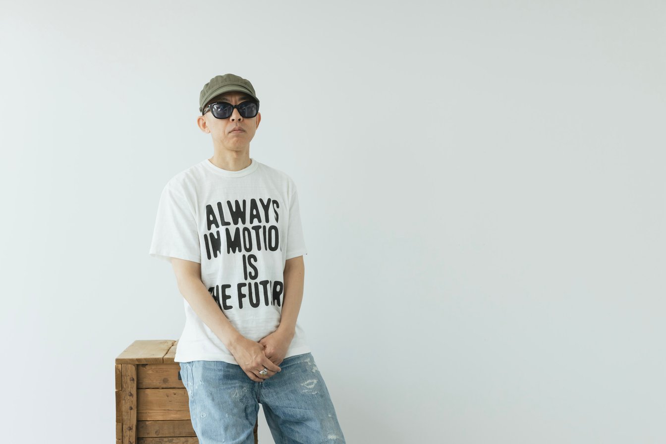 この日着用していたのはHUMAN MADEとスター・ウォーズのコラボTシャツ(8月8日発売)。NIGO®が選んだヨーダの名言がプリントされている。