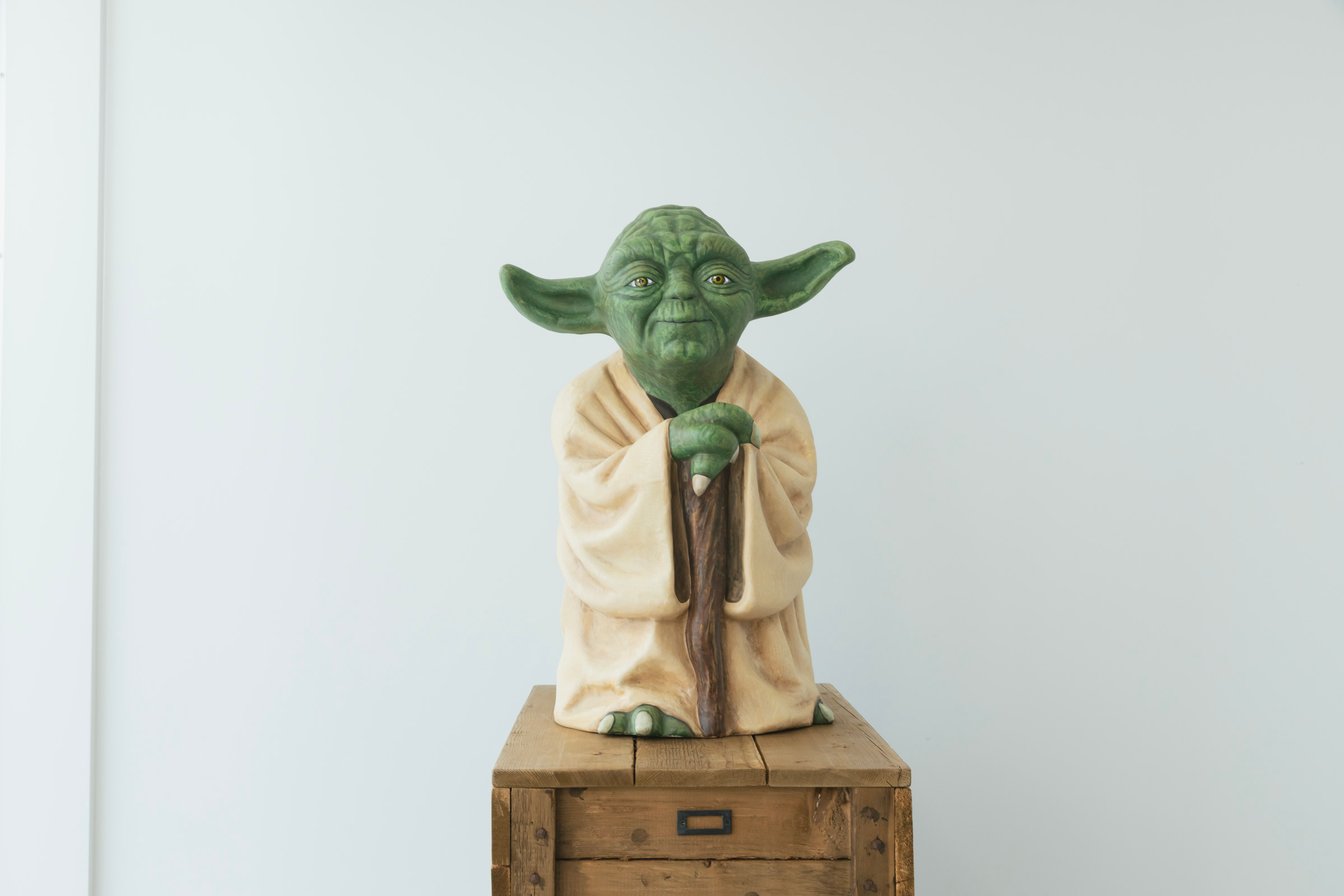 「Disney Create 100」に出品する作品 張り子のヨーダ