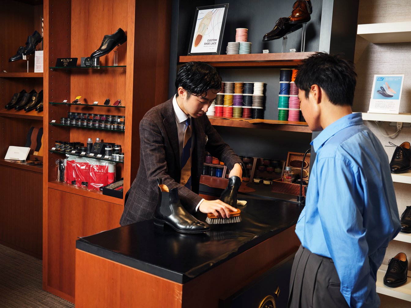 千葉主任(左)、髙島涼(右)