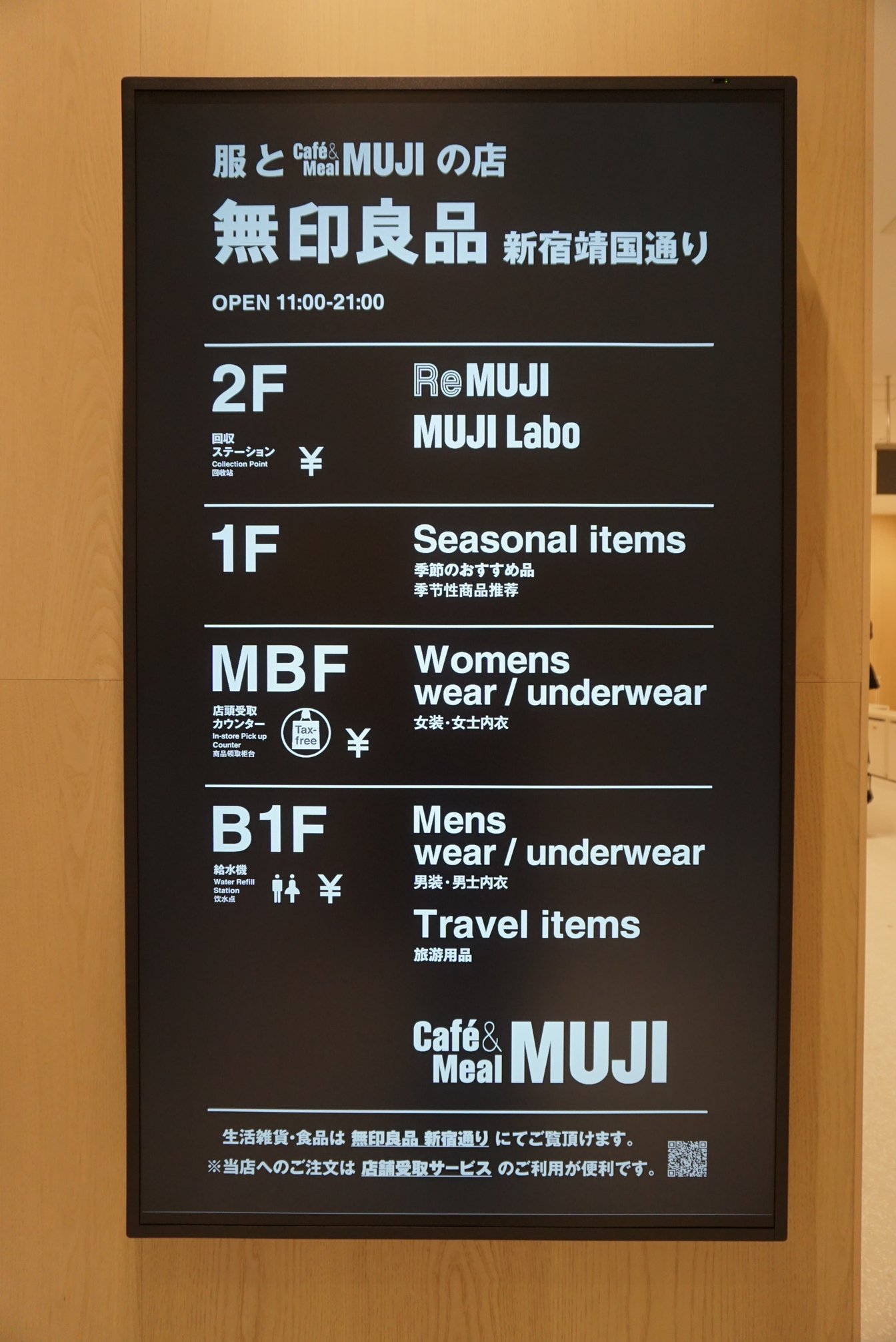 フロア構成のマップ