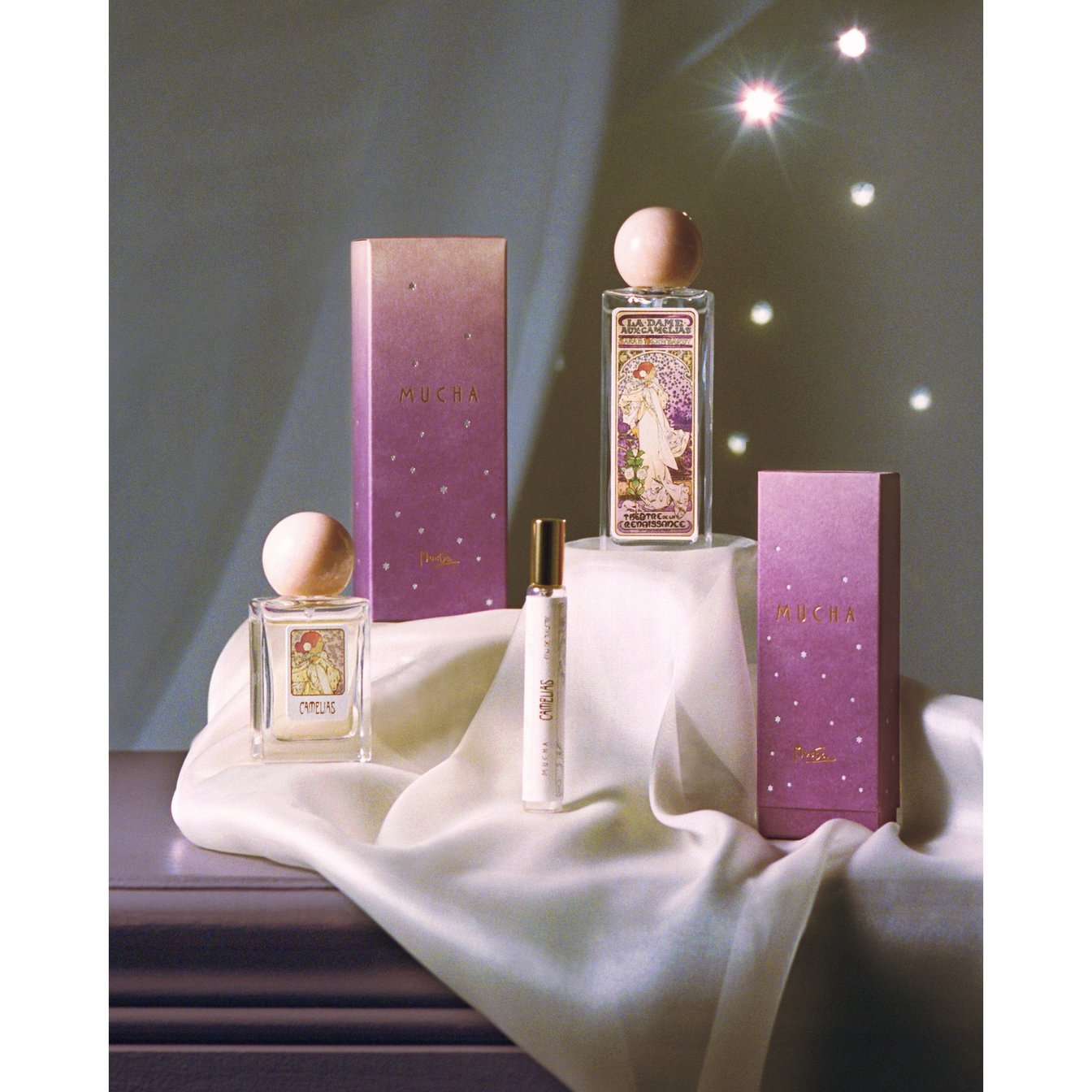 並べられたフレグランス