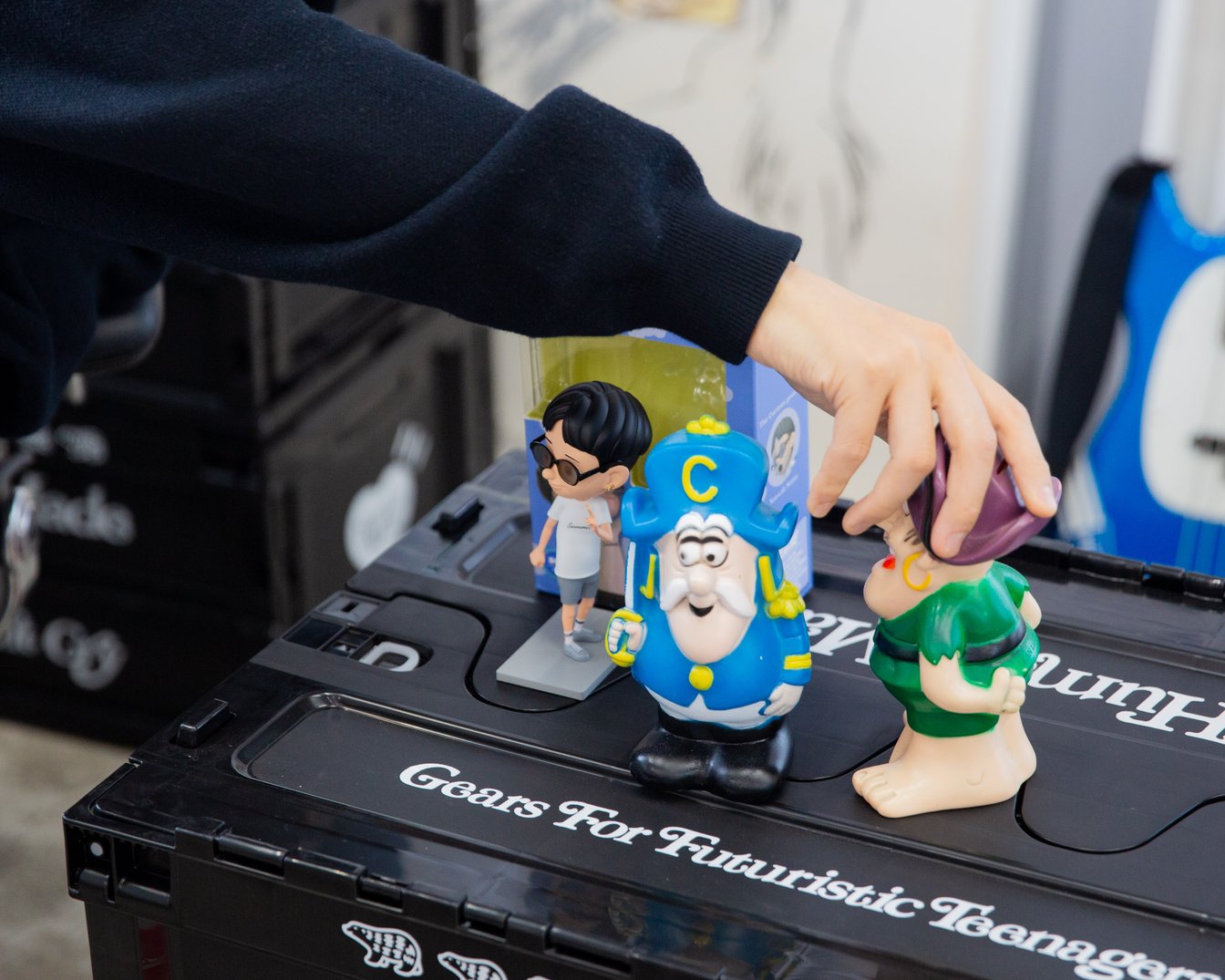 「キャプテンクランチ」のキャラクターのフィギュア