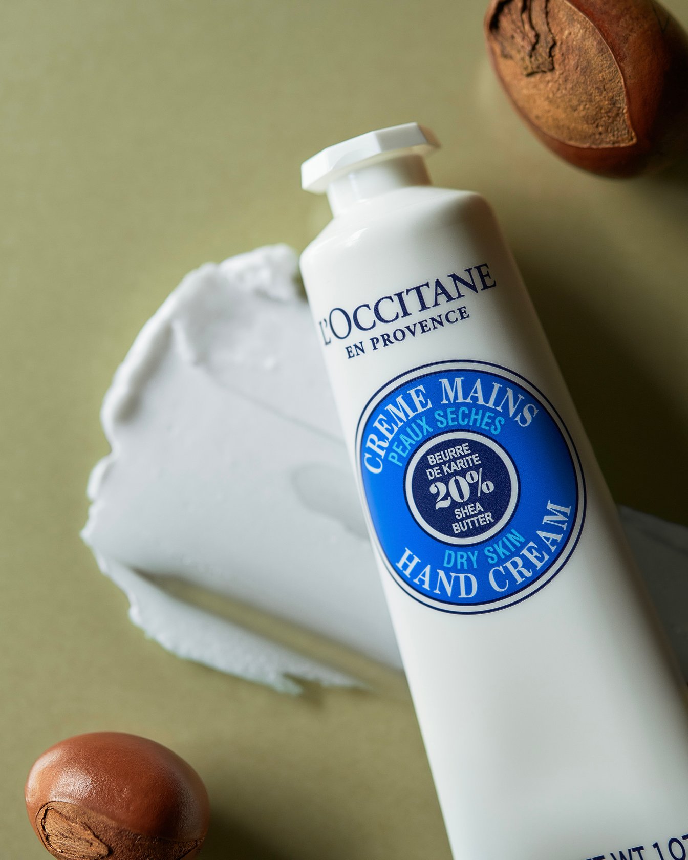 ハンドクリームのテクスチャーをイメージした写真