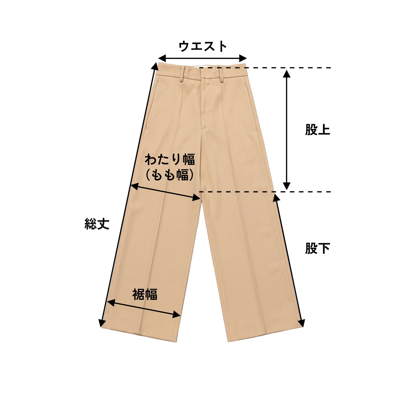 洋服を計測する様子