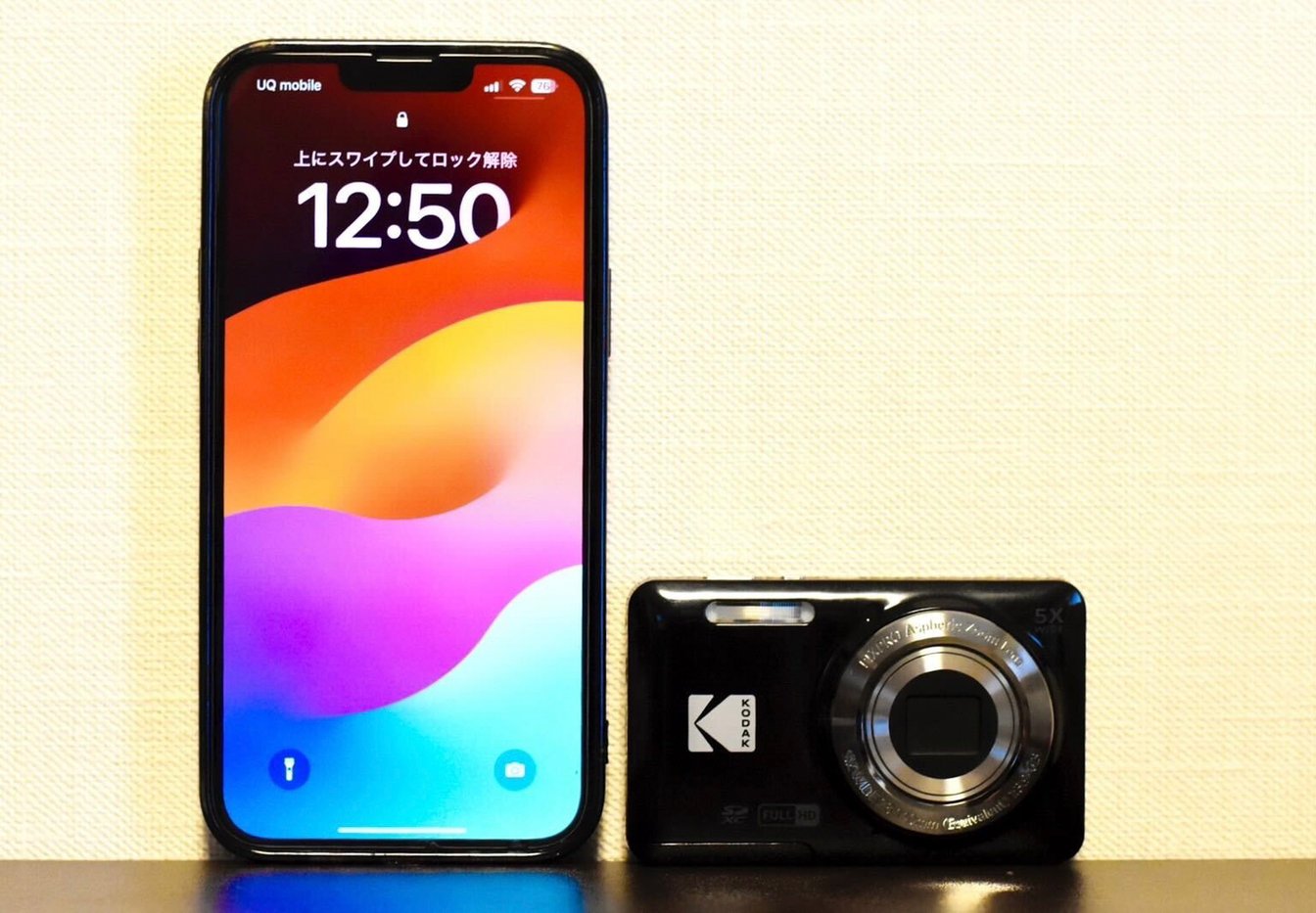 iPhoneと「PIXPRO FZ55」