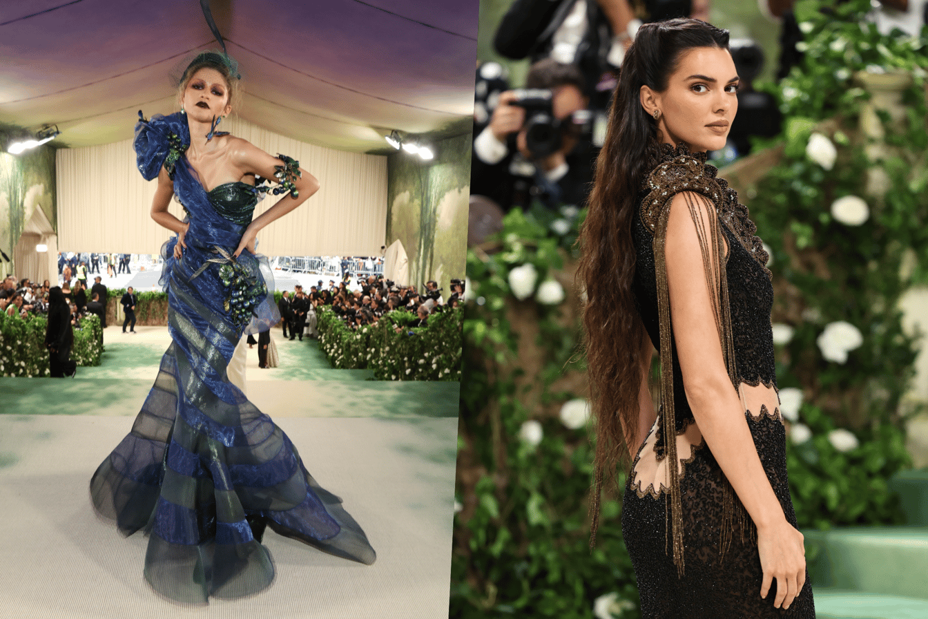 AMOの顔のアップと白いワンピースを着用した全身姿