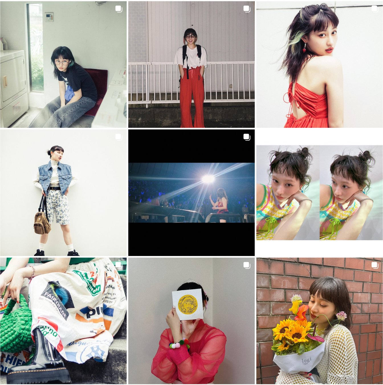 佐々木莉佳子のインスタグラムフィードのスクリーンショット