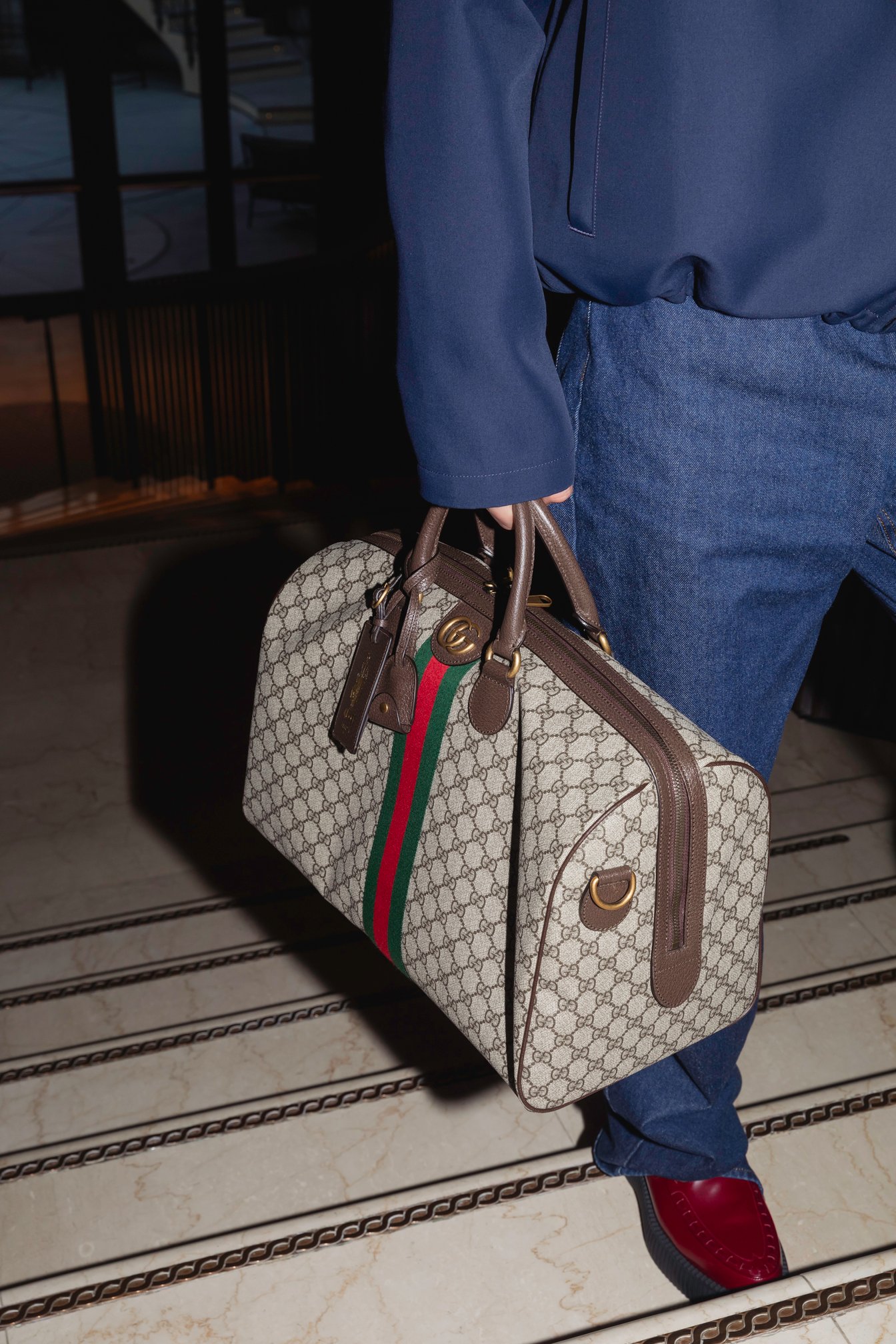 グッチのトラベルバッグ