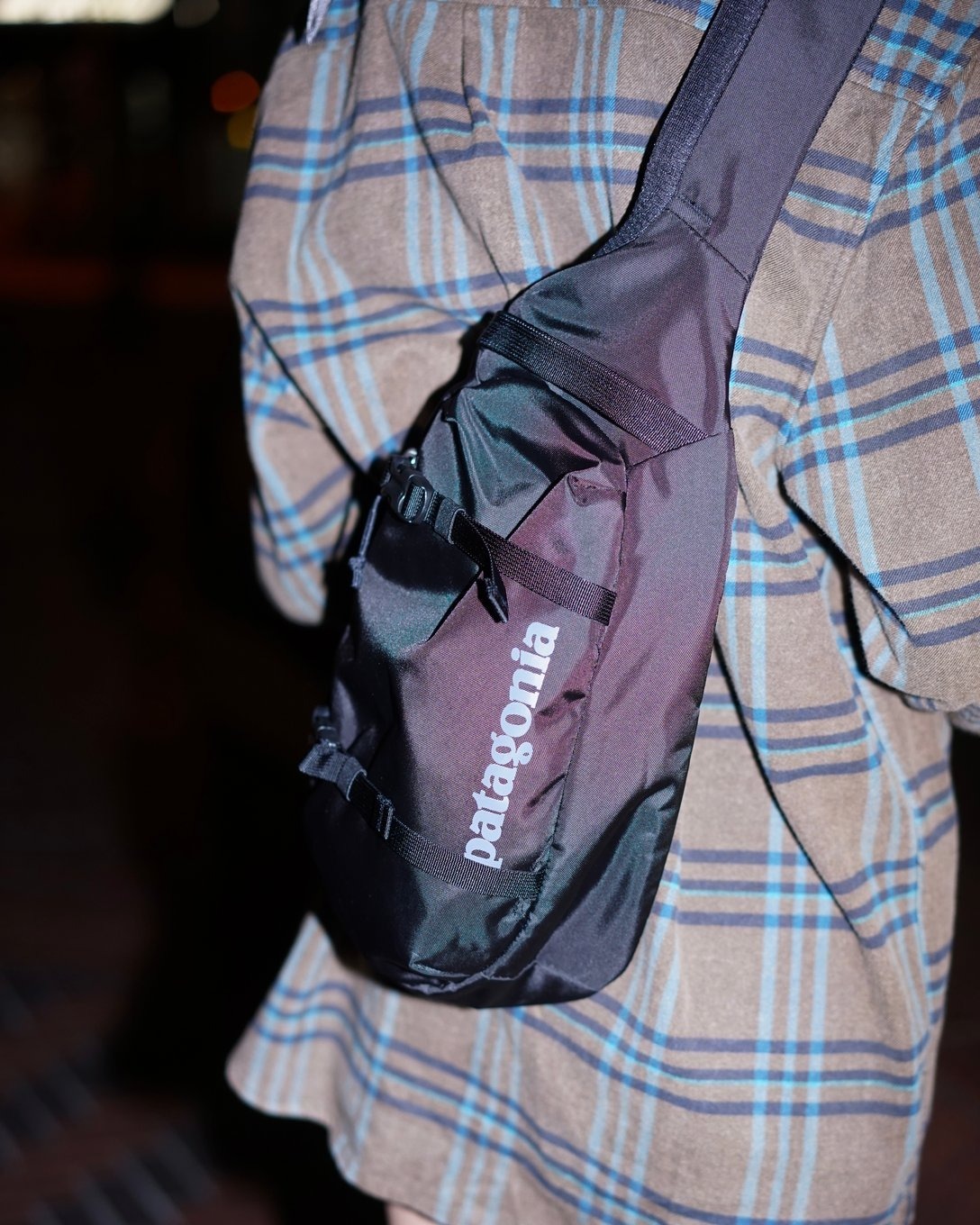 パタゴニアのバッグを着用したスナップ画像