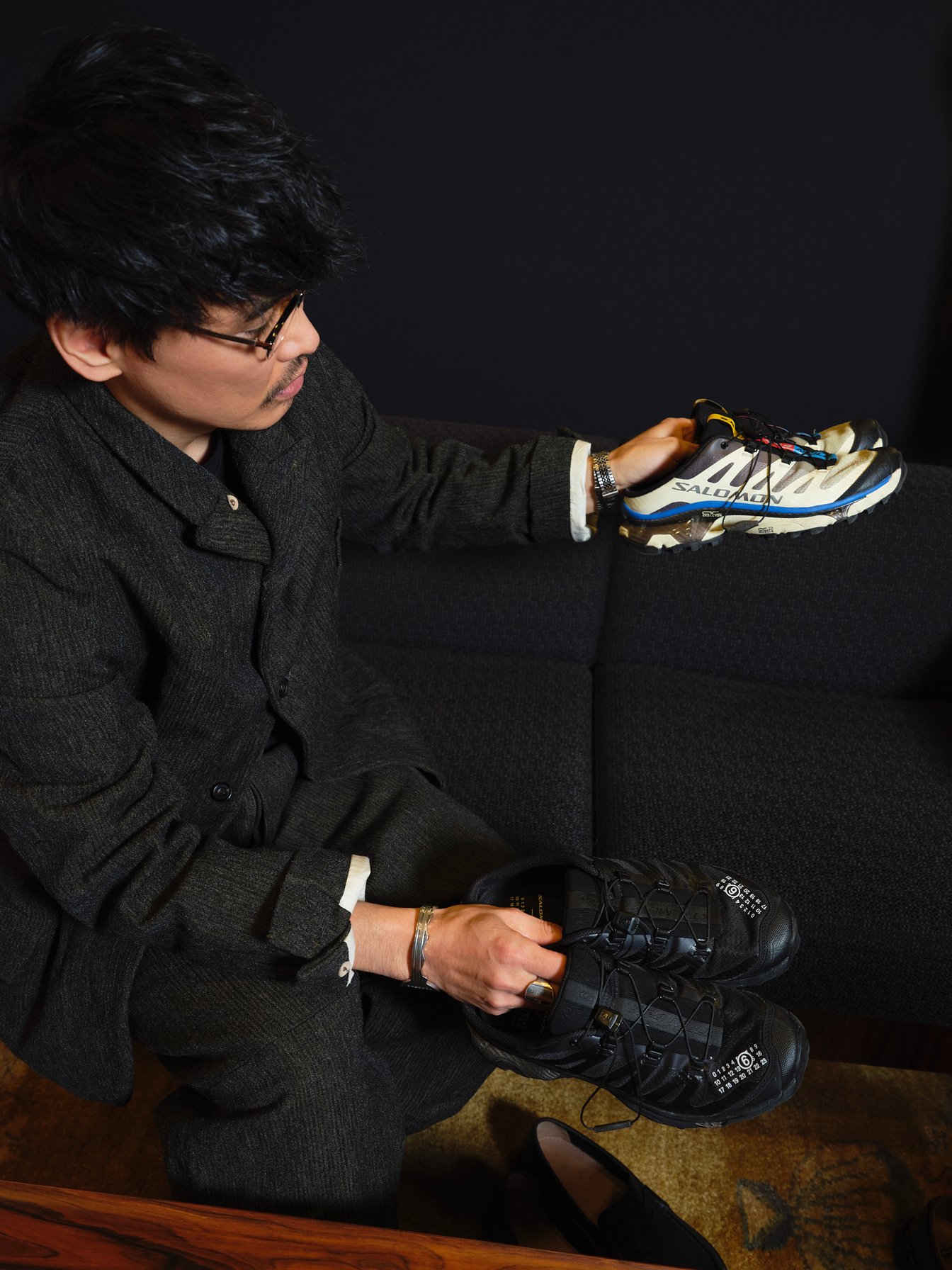 新品 コムデギャルソン　ロゴソックス　サカナクション　山口一郎着用 コムデギャルソン ロゴソックス サカナクション 山口一郎着用