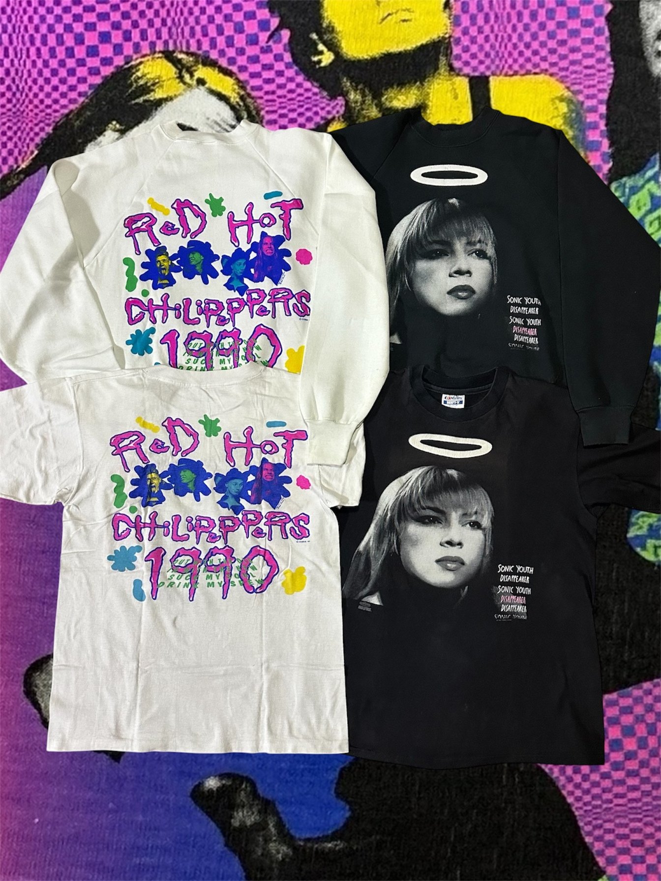 RHCP & SONIC YOUTH  TEE/ SWEATSHIRT