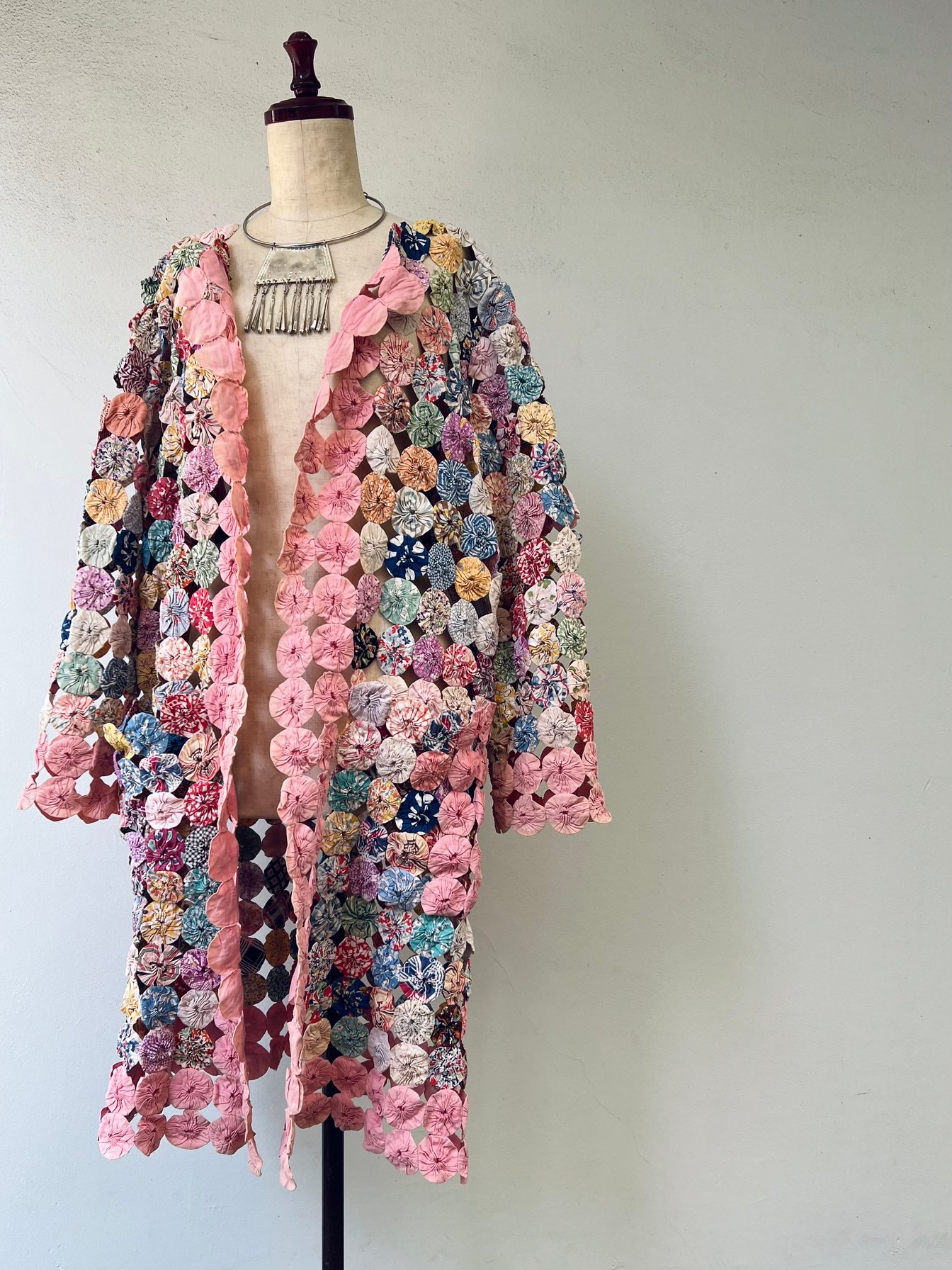 1950s Yo-yo quilted coat Trivchoker