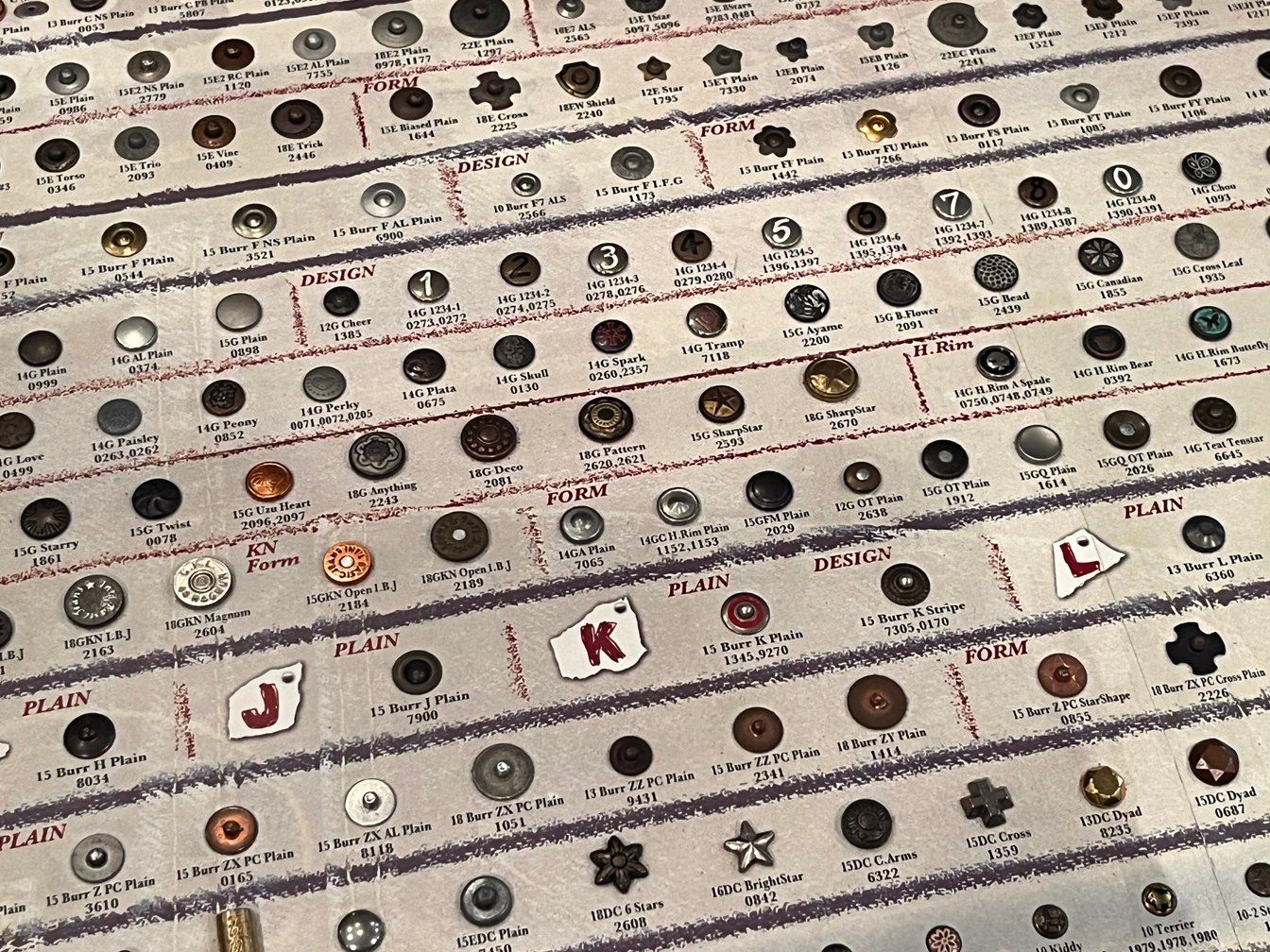 スナップボタンのコレクション