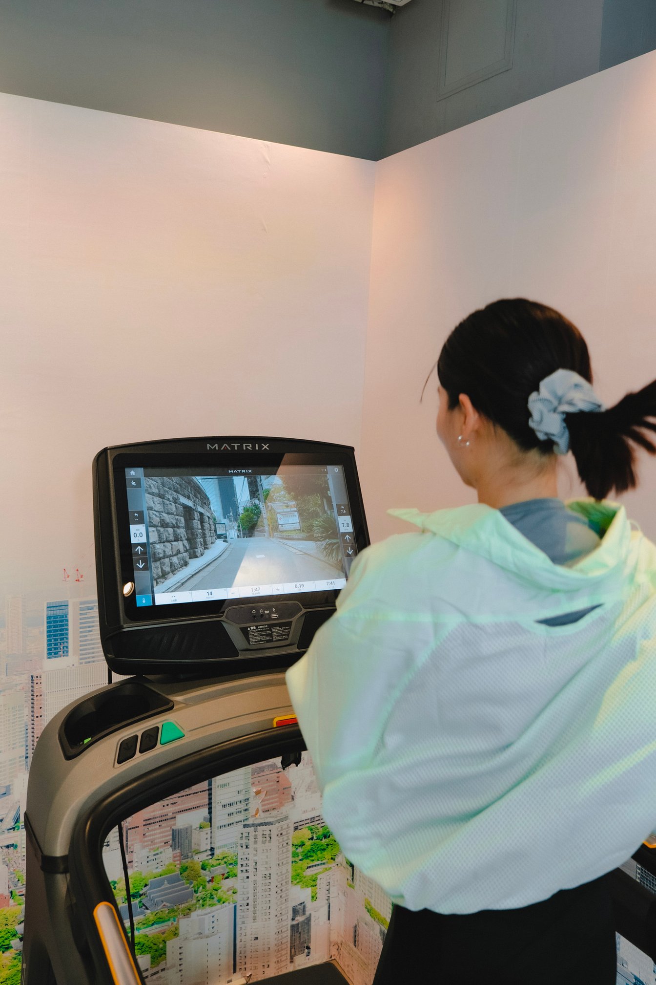 走っている様子