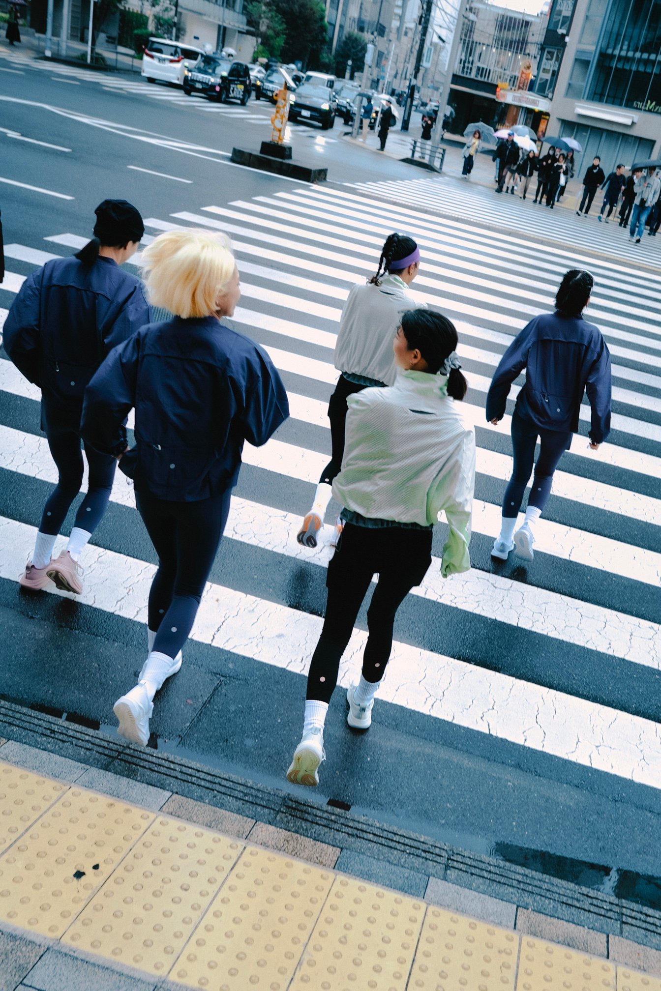 走っている様子