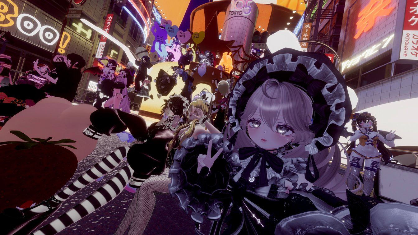 VRChatでアバターを着飾るユーザー