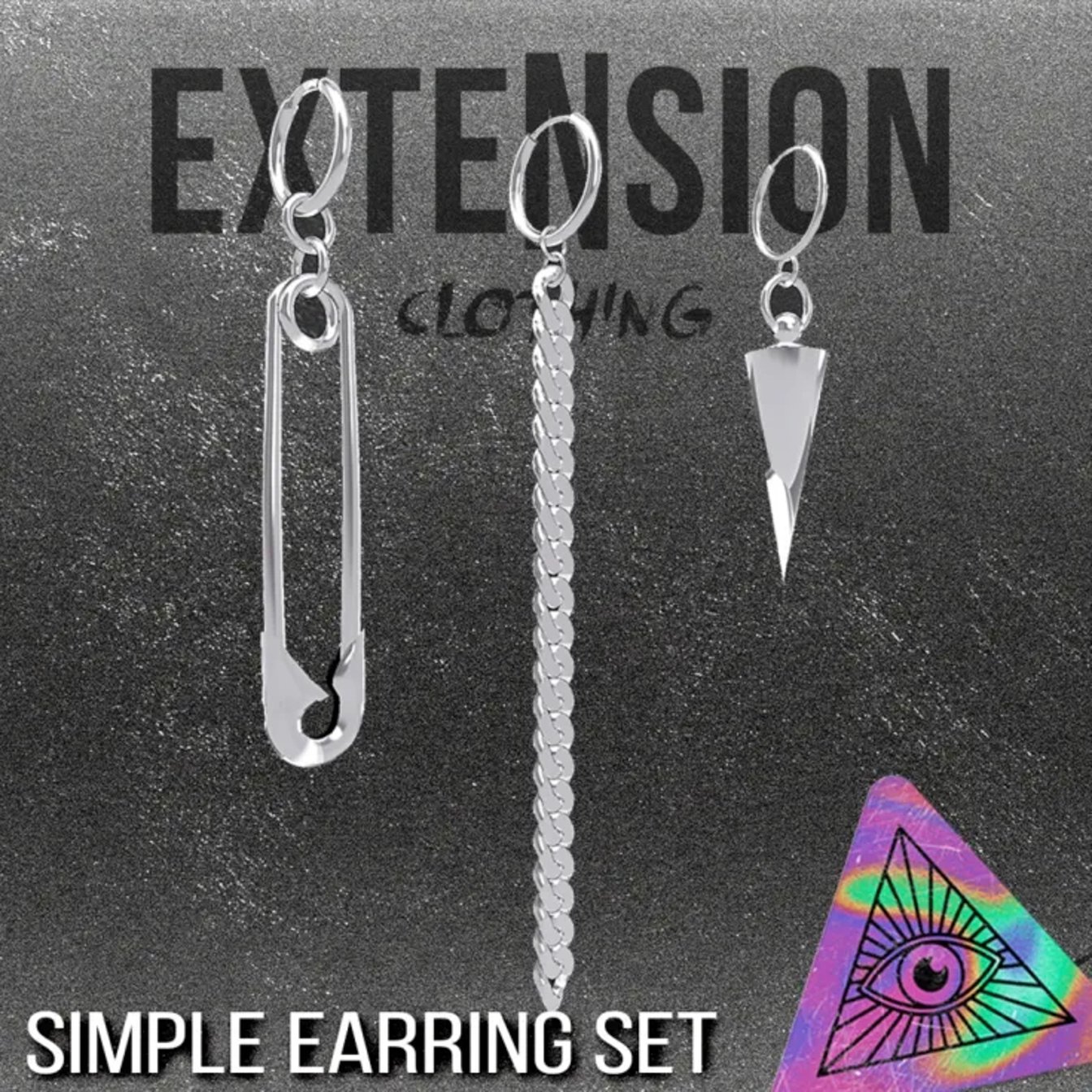 EXTENSION CLOTHINGが最初に制作したピアス
