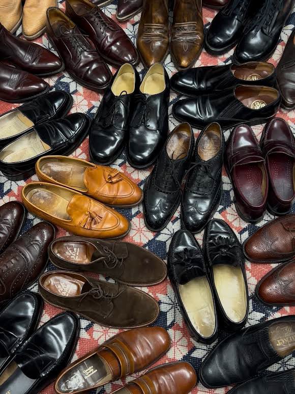 Leather shoes