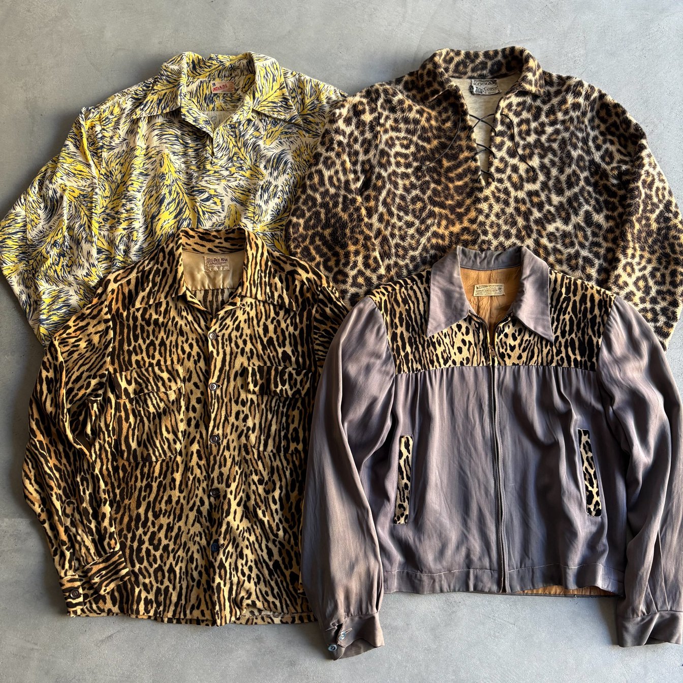 1950s Animal pattern shirt series