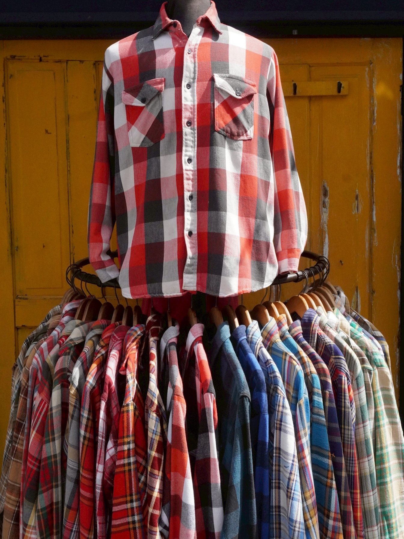 Heavy flannel shirts