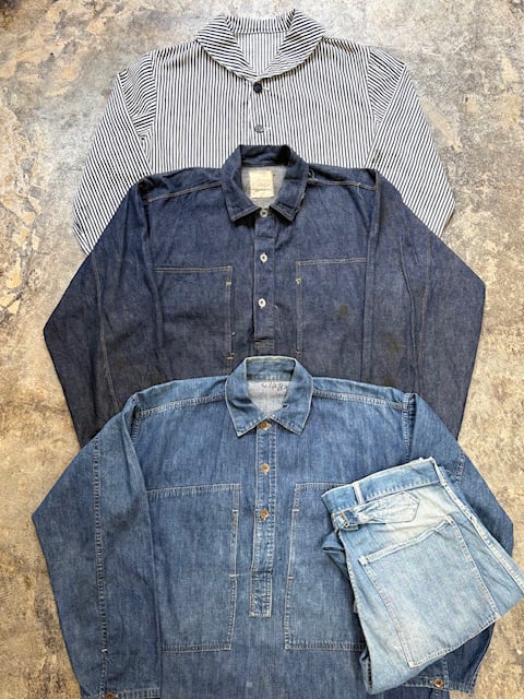 1910〜30s U.S ARMY denim set up & 1940s U.S.NAVY prisoner jacket
