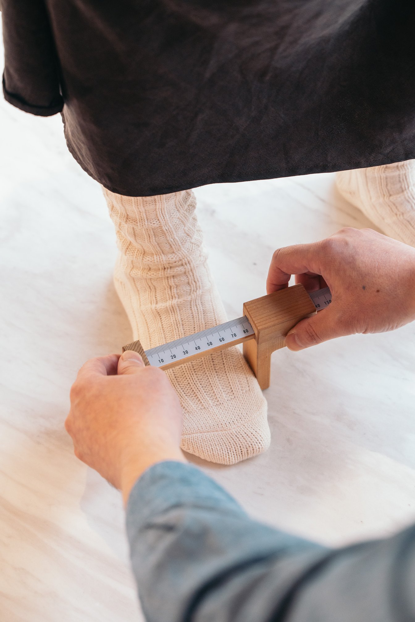 サイズ計測の様子