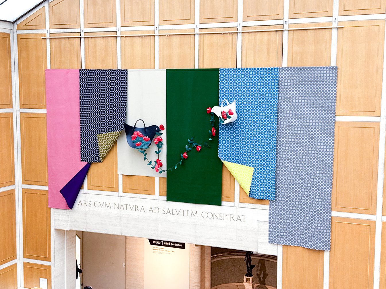 展示室入り口の装飾