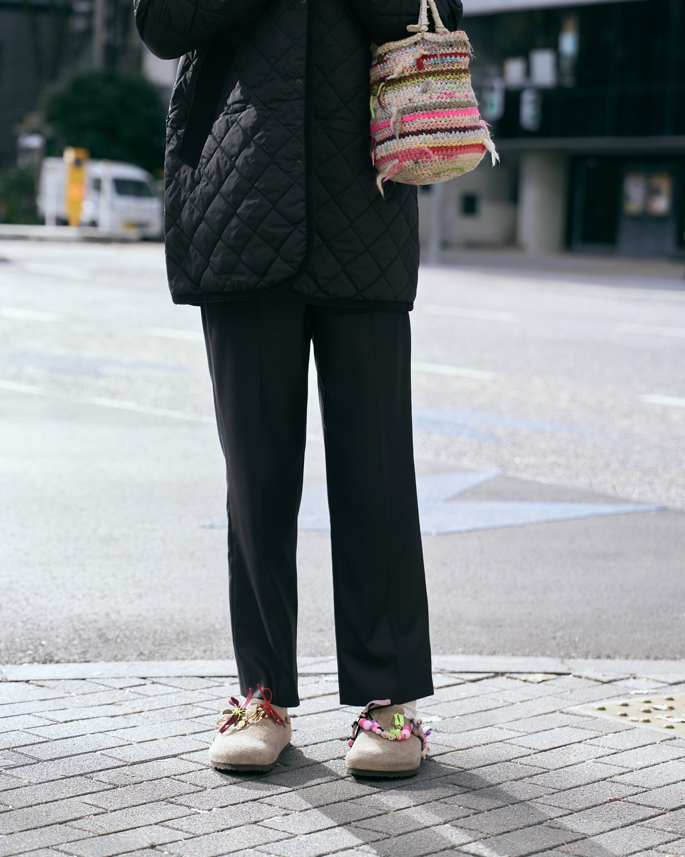 ラベンハムのジャケットを着たモデル