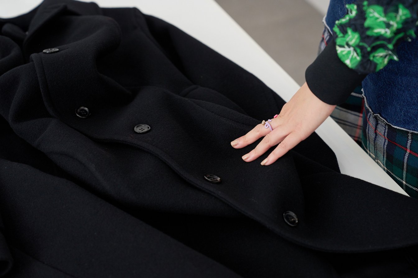 COMME des GARÇONSのメルトンコート