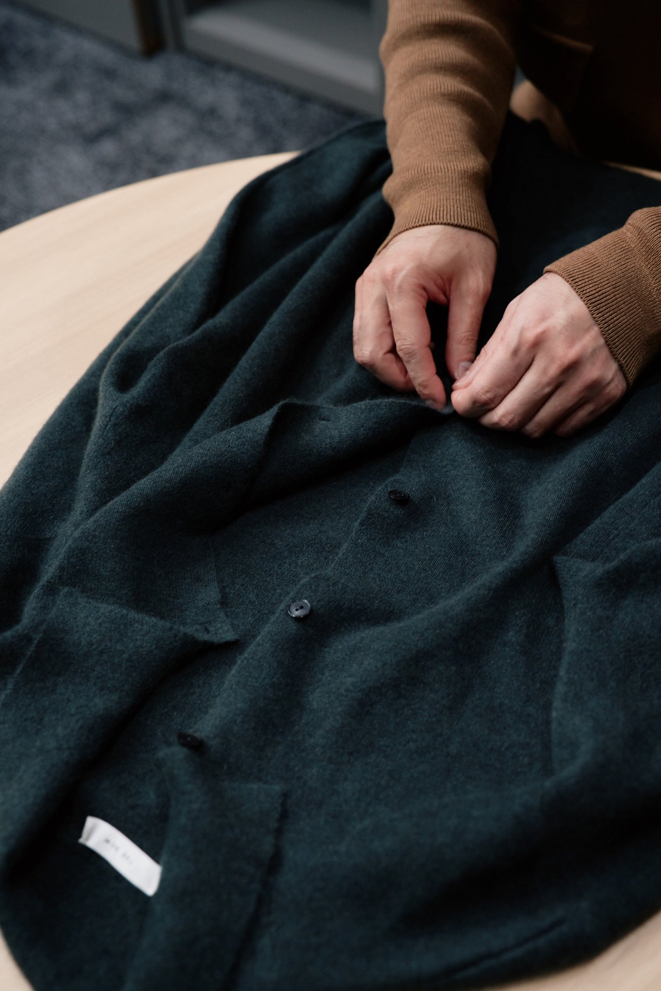 THE ROW カシミアシルクカーディガンシャツ