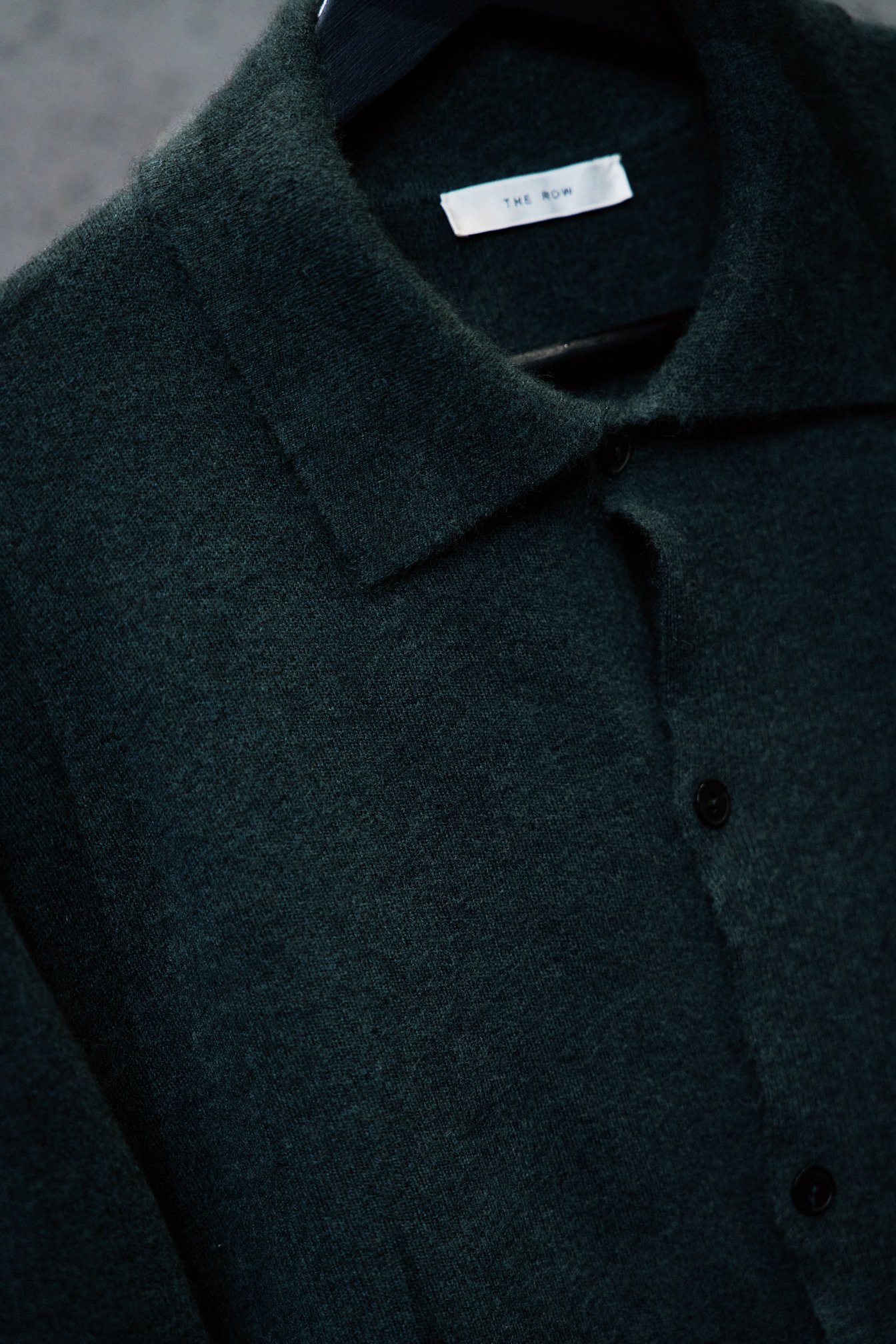THE ROW カシミアシルクカーディガンシャツ