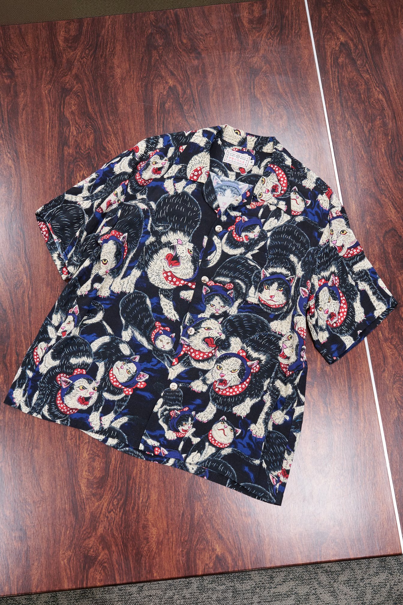 猫忍者アロハシャツ