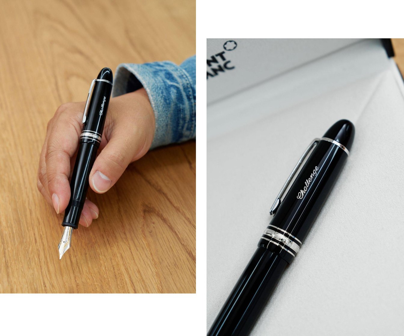 モンブランの万年筆画像