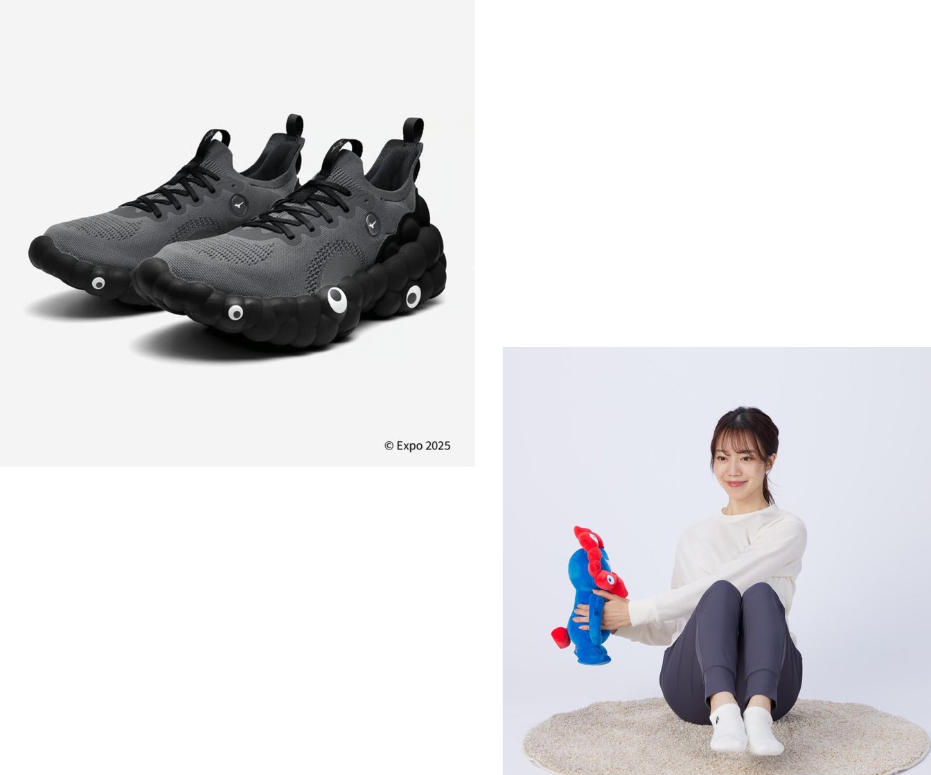 ミズノの万博関連グッズ画像