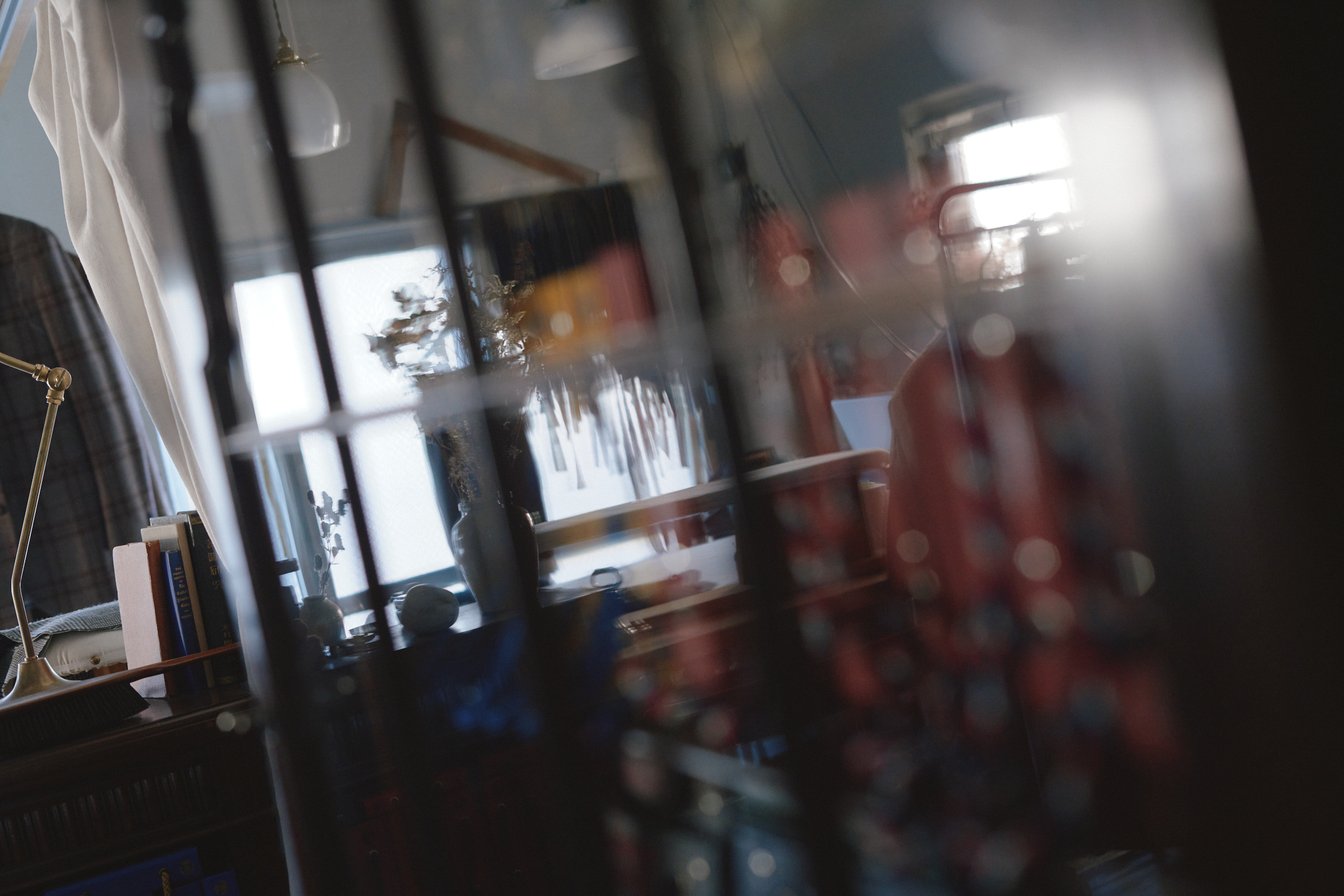 ビスポークテーラー 里和慶一のARCHIESの店内