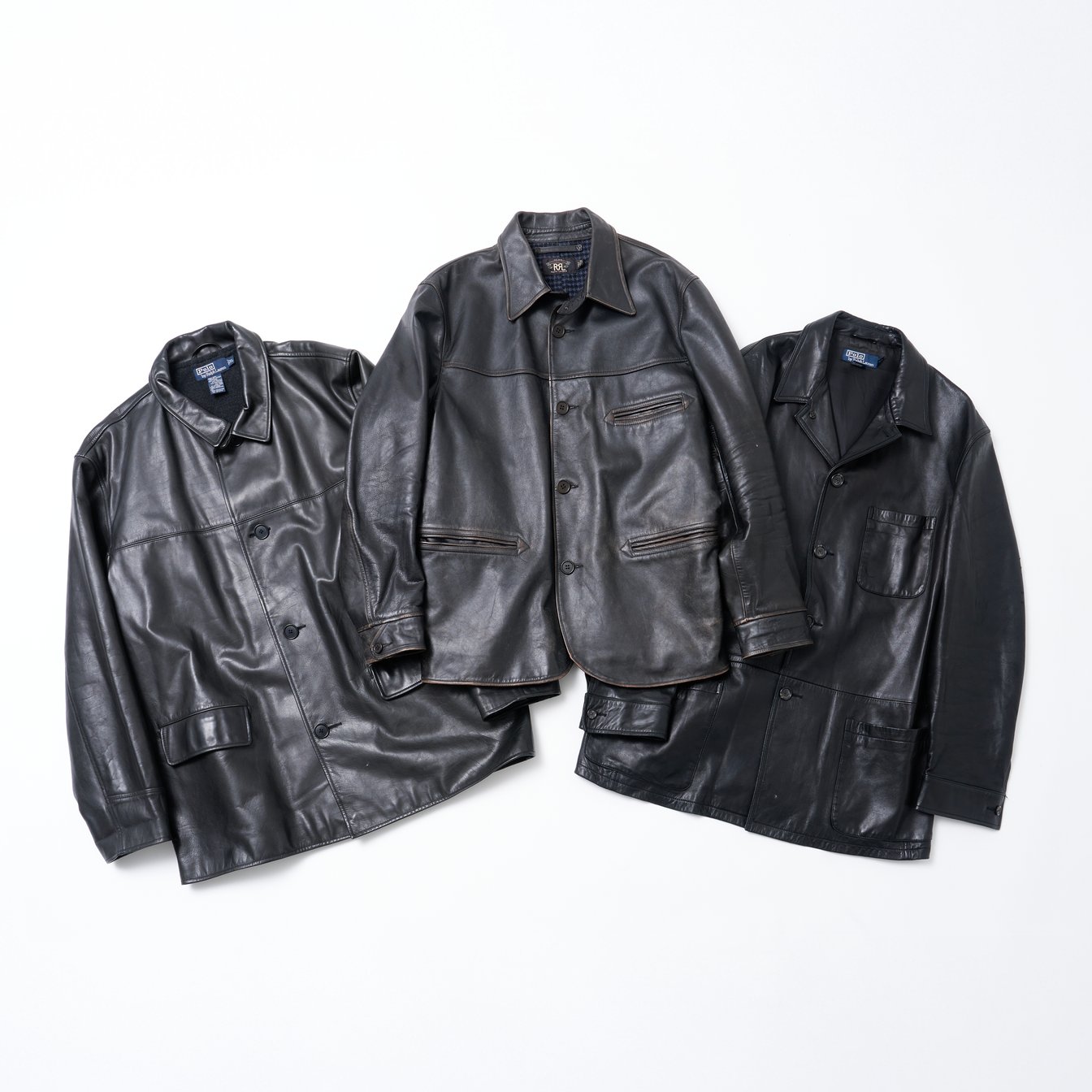 &nbsp;ラルフ ローレン レザーカーコート