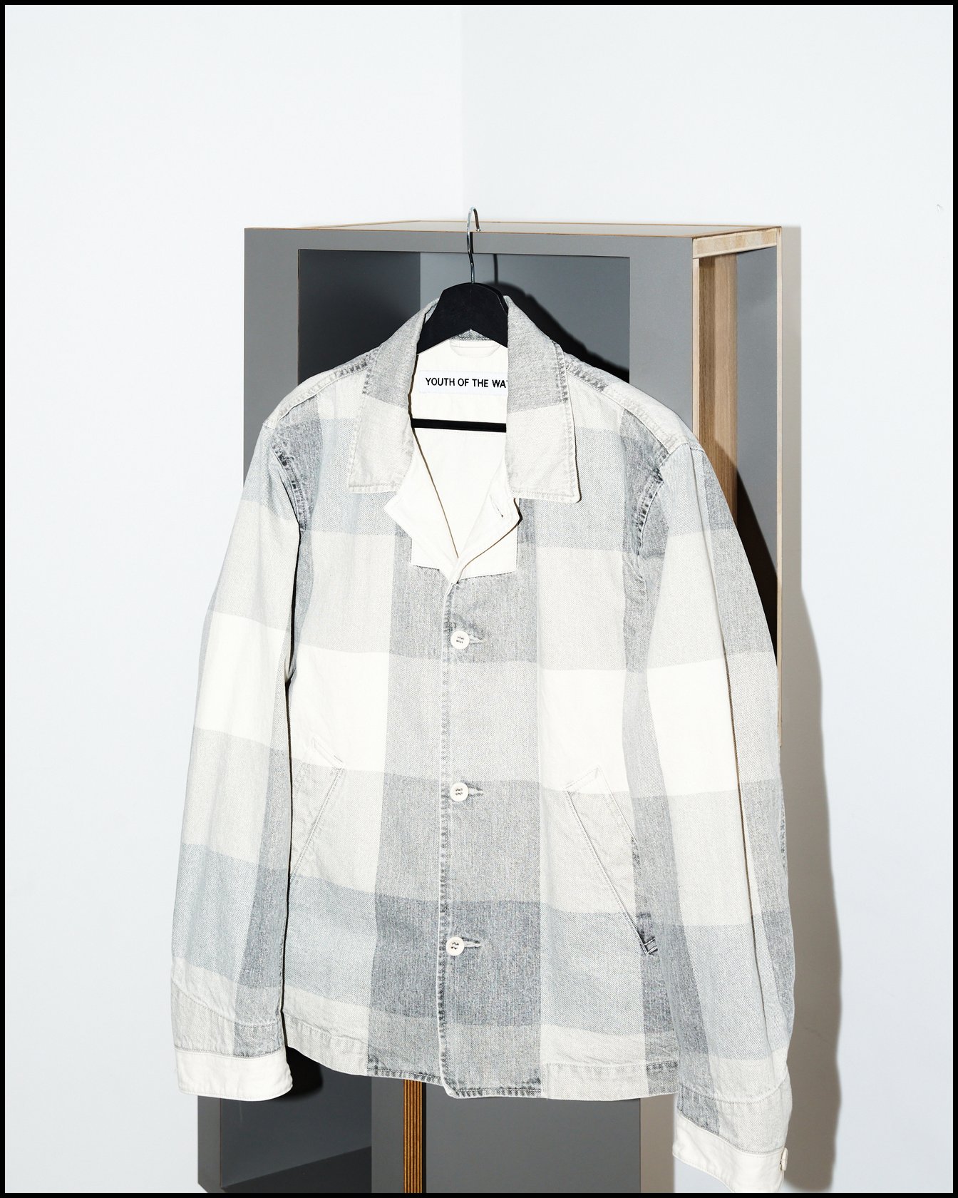 ユースオブザウォーターのチェックジャケット